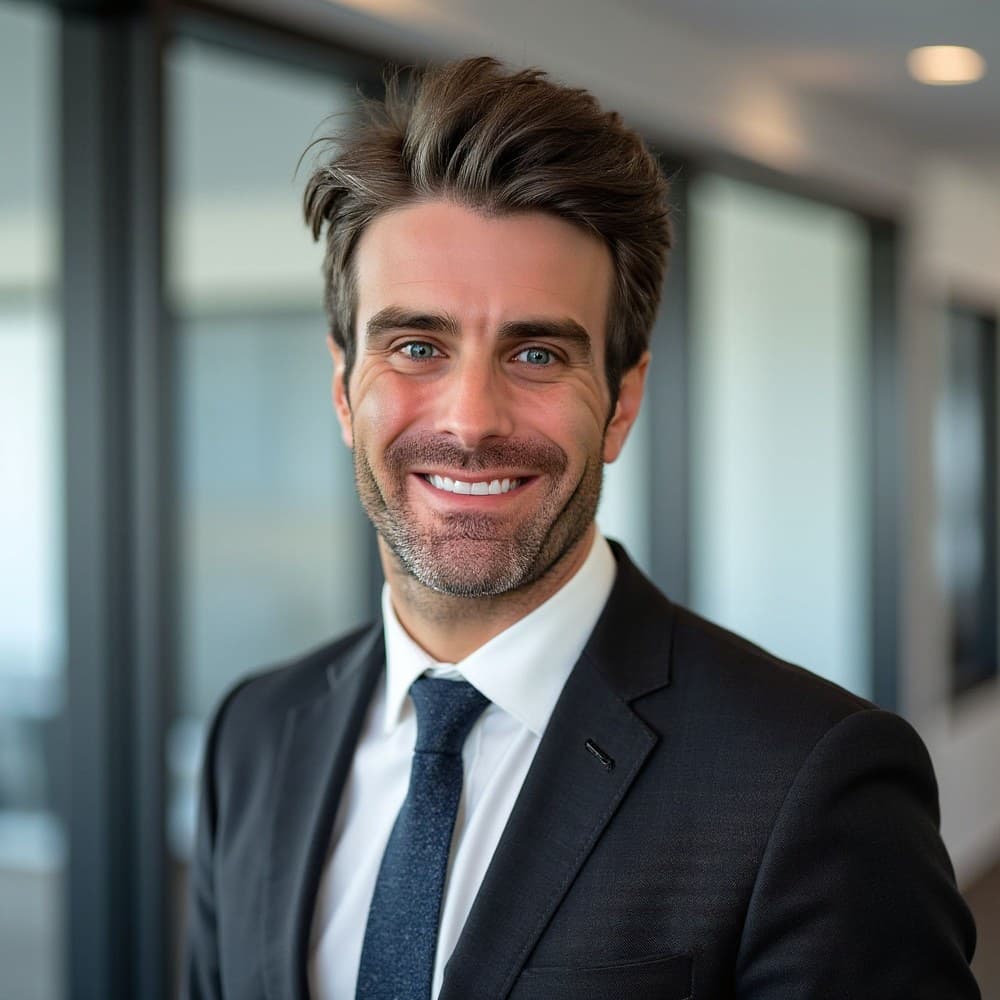 Professional AI headshot example